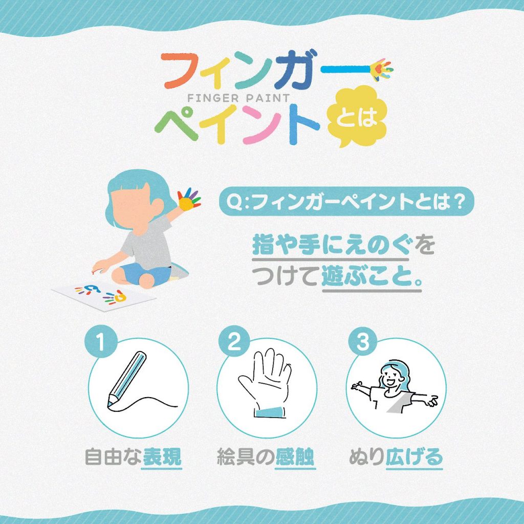 フィンガーペイントとは｜汚れないやり方を解説！ 教育クエスト