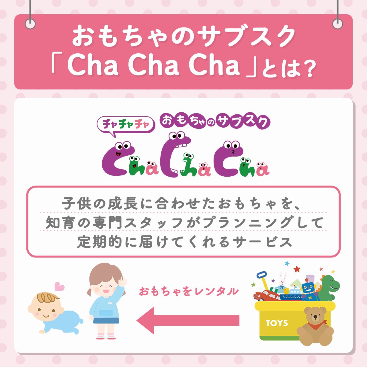 おもちゃのサブスク「Cha Cha Cha」とは