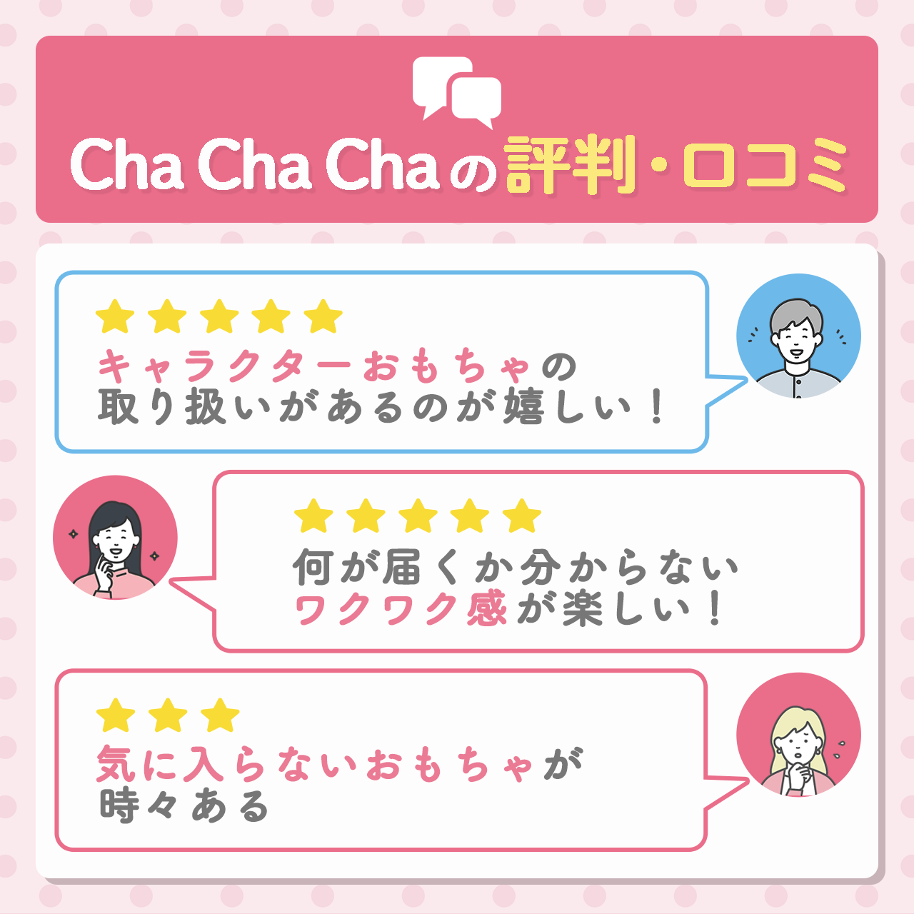 Cha Cha Cha(チャチャチャ)の評判・口コミ