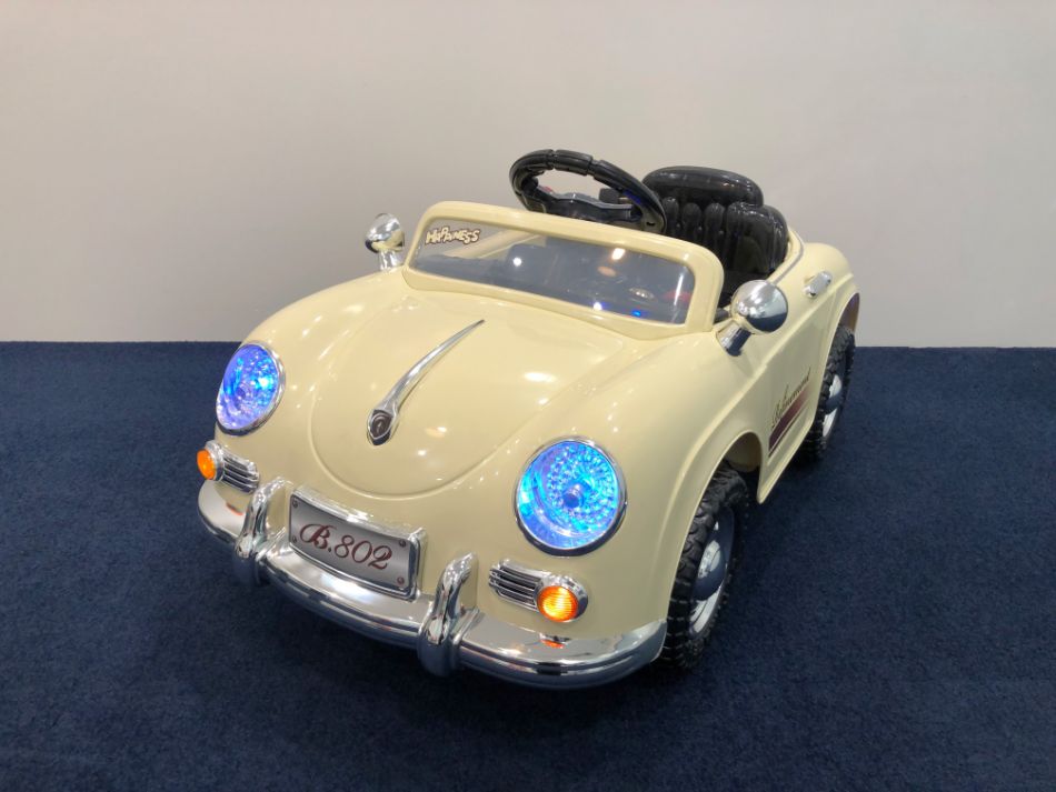 結婚式リングガール】電動乗用ラジコンカー ポルシェ356タイプ18W